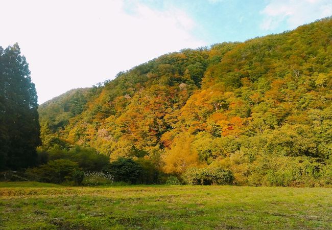 (浅布渓谷)　秋の紅葉シーズンで絶景でした。