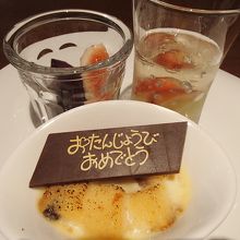 締めのスイーツ・・・。