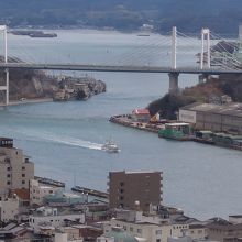 手前が尾道大橋