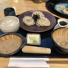 蕎麦御膳にはご飯も