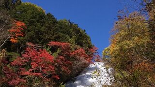 車椅子で間近に観れる迫力の滝