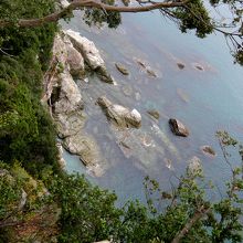 バルコニー下の景色