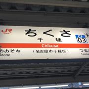 中央本線千種駅：地方のローカル感のある駅ながら主要駅