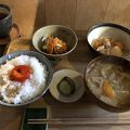 朝食場nagayado、燻製卵の玉子がけご飯 ♪