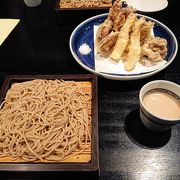 ざらつきのある美味しいお蕎麦