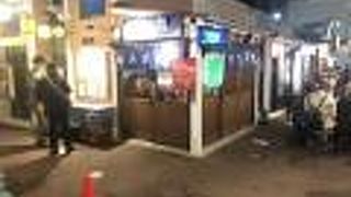 にぎわっていました