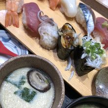 茶碗蒸しが付く