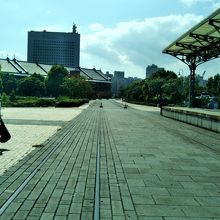 旧横浜港駅 プラットホーム
