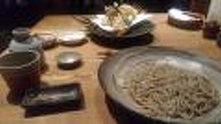 十割そばと秋の天ぷら