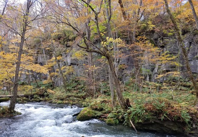 何層もの断崖