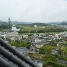 天守からの眺め