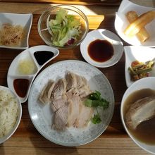 チキンライスのランチ