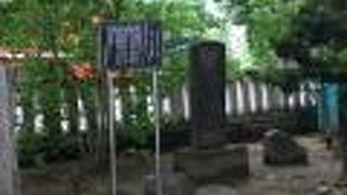 大正から昭和の歌舞伎役者の石碑