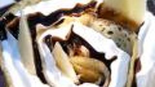 出来たてのクレープ