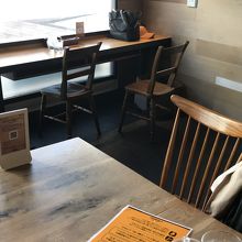 カウンターもあります