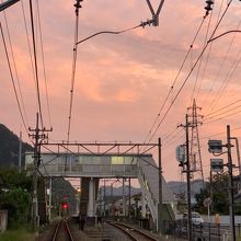 小佐越駅の跨線橋