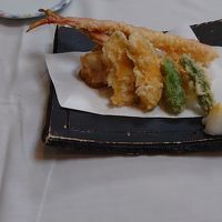 かには夕食です