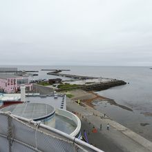 さっきまで居た恵山泊漁港公園