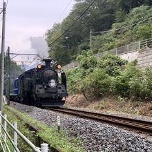 SL大樹号が迫って来ました！