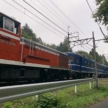 車掌さんが手を振ってくれました！