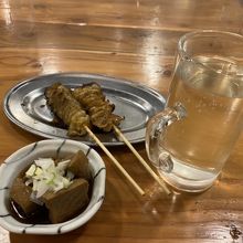 焼鳥とコップ酒