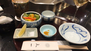 たまにはカウンターで