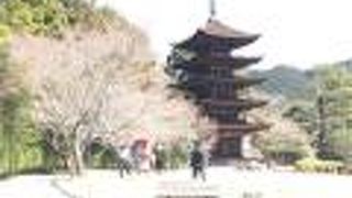 自然の中の五重塔