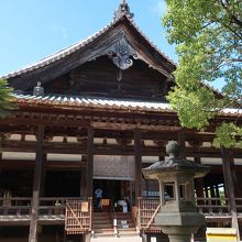 豊国神社　高台にあります