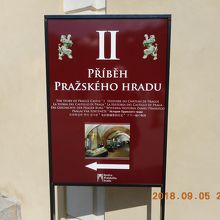 プラハ城についての展示