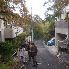 清閑な山崎の住宅街