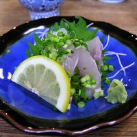 岩魚の刺身は美味でした。