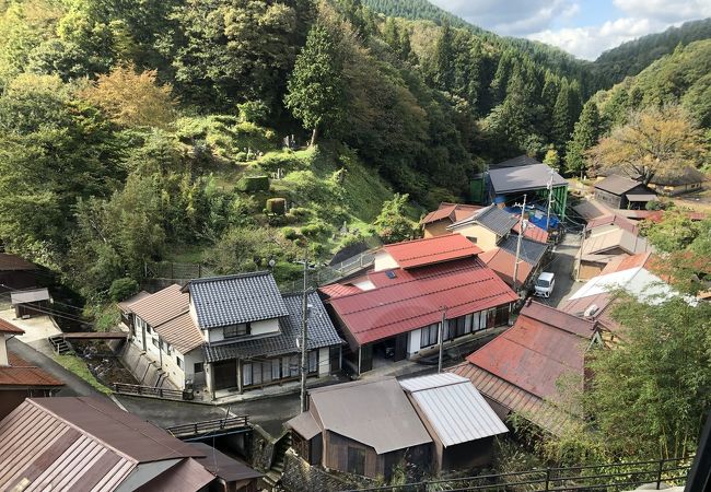 菅谷たたら山内（さんない）　たたら集落にタイムスリップ　