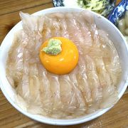 平目漬丼が絶品