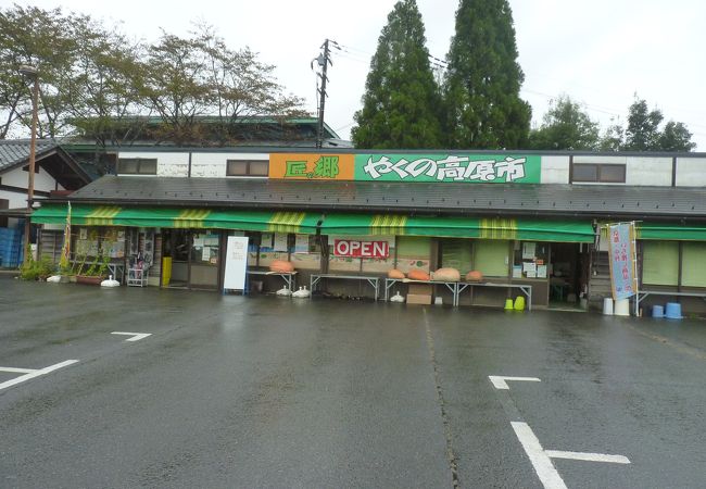 高原でとれた野菜が新鮮