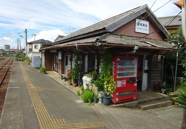 今や貴重な、昔ながらのローカル線の有人駅