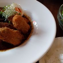 カキフライのスープカレー