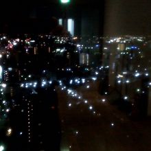 高崎市役所２１階から眺めた高崎駅方向