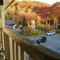 部屋のデッキからの絶景