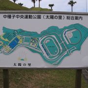 本格的なスポーツ施設から遊戯施設まで備えた大きな運動公園