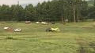 夏は開放的なキャンプ場になります(アーススマイルビレッジ）