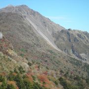 紅葉と平成新山