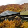 秘湯の離れで絶景の紅葉と温泉に浸る