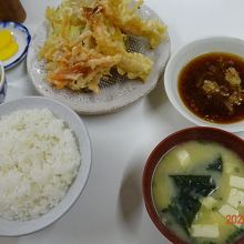 天ぷら定食９品