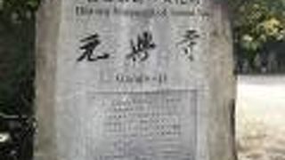 前身は蘇我馬子によて開かれ法興寺（飛鳥寺）