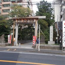 本町通りからの景観です。