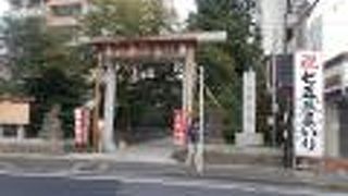 松戸の語源の場所にたてられています。