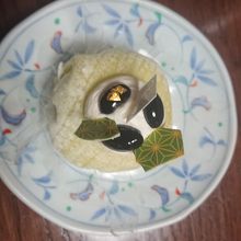 抹茶を使ったケーキ、美味しかったです。