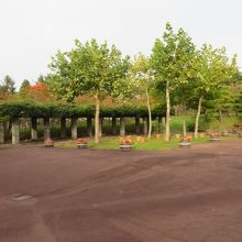 広場があります