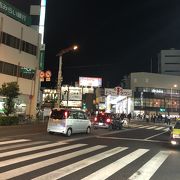 十三駅前通商店街は夜の街