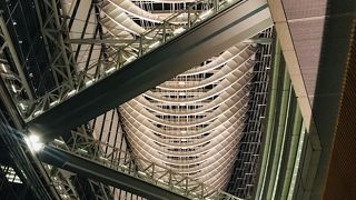 夜のライトアップが美しい